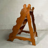Antique Craftsman Maple Library Step Ladder
