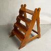 Antique Craftsman Maple Library Step Ladder
