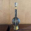 Mid Century Modern Striped Glass Table Lamp