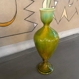 Italian Hollywood Regency Art Pottery Urn Shaped Vase
