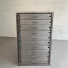 Industrial Brushed Steel Tool Cabinet