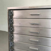 Industrial Brushed Steel Tool Cabinet