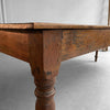 Antique Rustic English Walnut Farm Table