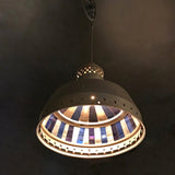 Faceted Mirror Factory Pendant Light