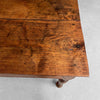 Antique Rustic English Walnut Farm Table