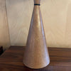 Pair Of Midcentury Leather Hourglass Table Lamps