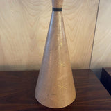Pair Of Midcentury Leather Hourglass Table Lamps