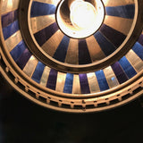 Faceted Mirror Factory Pendant Light