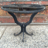 Cast Iron And Glass Table