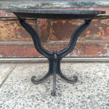 Cast Iron And Glass Table