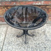 Cast Iron And Glass Table