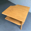 Russel Wright Tiered Maple Corner Table