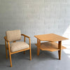 Russel Wright Tiered Maple Corner Table