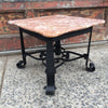 Wrought Iron And Marble Table