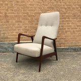 Scandinavian Walnut Recliner