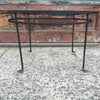 Wrought Iron And Glass Coffee Table