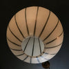 Mid-Century Striped Globe Pendant Light