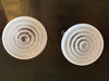 Industrial Art Deco Milk Glass Cone Pharmacy Pendant Light