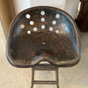 Industrial Artist Made Steel Tractor Stool