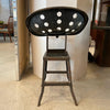 Industrial Artist Made Steel Tractor Stool
