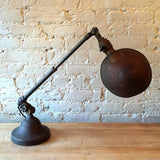 O.C. White Brass Task Lamp