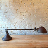 O.C. White Brass Task Lamp