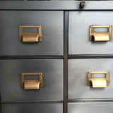 Brushed Steel File Cabinet