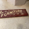 Double Sided Painted Wood Doll Furniture Sign