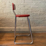 KEM Weber Counter Height Chrome Stool