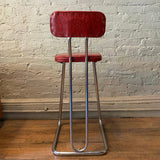 KEM Weber Counter Height Chrome Stool