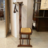 Italian Mid-Century Modern Beech Valet Chair By SPQR