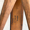 Antique Oak And Brass Lumber Caliper By E. S. Lane, Upton ME