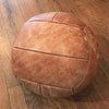 Tan Leather Medicine Ball