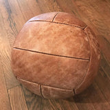 Tan Leather Medicine Ball