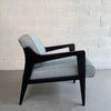 Black Lacquered Lounge Chair By Edward Wormley For Dunbar