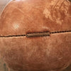 Tan Leather Medicine Ball