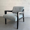 Black Lacquered Lounge Chair By Edward Wormley For Dunbar