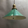 Green Enamel Tin Pendants