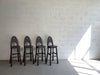 Ebonized Oak Mission Bar Stools