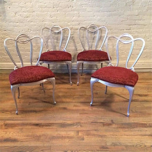 Hollywood Regency Aluminum Chairs