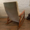 German Mid Century Modern Upholstered Rocking Chair