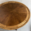 Large Round Midcentury Coffee Table By Tomlinson Sophisticate