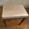 Art Deco Carved Walnut Upholstered Ottoman