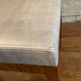 Art Deco Carved Walnut Upholstered Ottoman