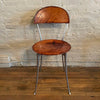 Tonietta Leather Side Chair By Enzo Mari For Zanotta