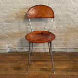 Tonietta Leather Side Chair By Enzo Mari For Zanotta