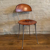 Tonietta Leather Side Chair By Enzo Mari For Zanotta