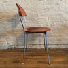 Tonietta Leather Side Chair By Enzo Mari For Zanotta