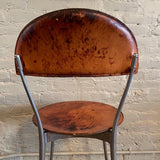 Tonietta Leather Side Chair By Enzo Mari For Zanotta