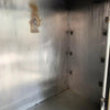 Art Deco Industrial Brushed Steel Apothecary Display Cabinet